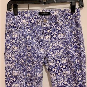 White House Black Market pattern Jean